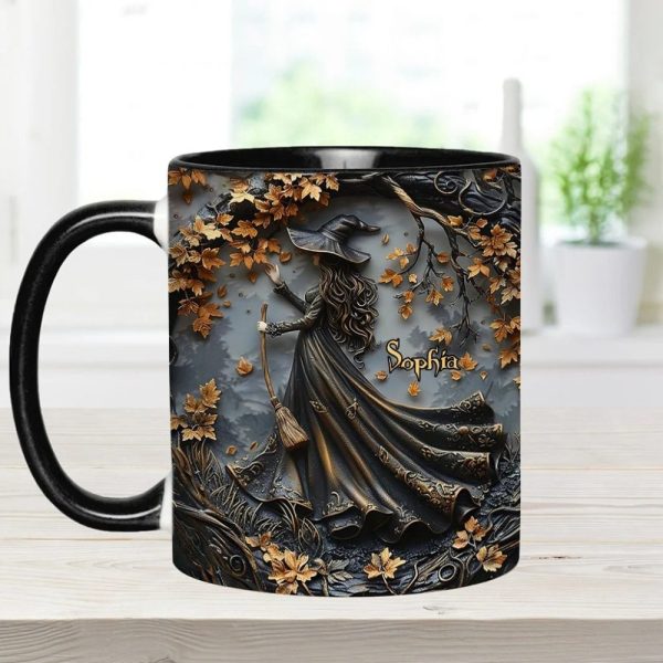 Beautiful Witch - Personalized Witch Accent Mug