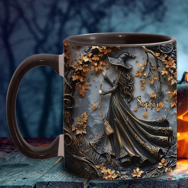 Beautiful Witch - Personalized Witch Accent Mug