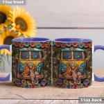Hippie Girl - Personalized Hippie Accent Mug