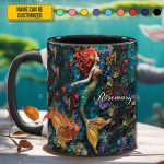 Ocean Mermaid - Personalized Accent Mug
