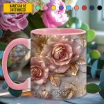 Beautiful Rose - Personalized Accent Mug