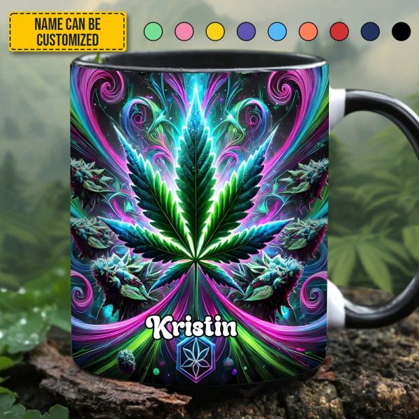 Personalized Mysterious Weed Accent Mug
