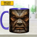 Bigfoot Saw Me - Personalized Bigfoot Accent Mug