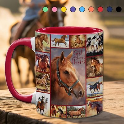 Love Horses - Horse Accent Mug