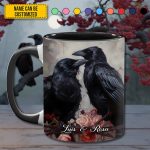 Raven Love – Personalized Couple Accent Mug
