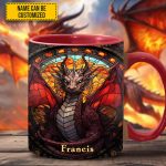 Fantasy Dragon Personalized Accent Mug