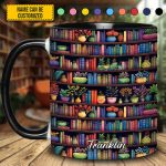 Bookish Floral - Personalized Accent Mug