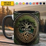 Personalized Celtic Tree Of Life Accent Mug