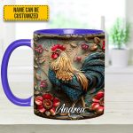 Vintage Rooster – Personalized Chicken Accent Mug