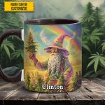 Personalized Whimsical Wizard Weed Accent  Mug