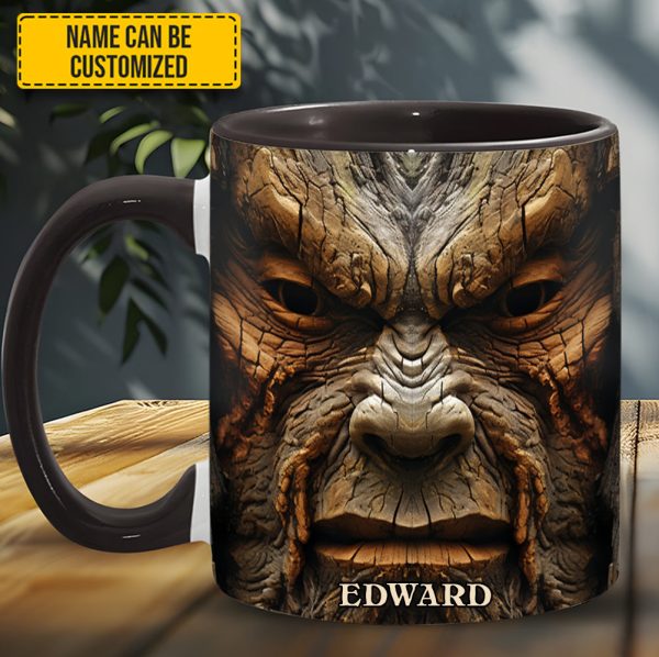 Bigfoot Saw Me - Personalized Bigfoot Accent Mug