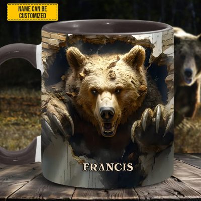 Wall Breaker – Personalized Bear Accent Mug