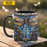 Love Dragonfly - Personalized Dragonfly Accent Mug