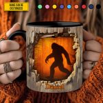 Bigfoot Legend - Personalized Bigfoot Accent Mug