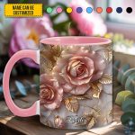 Beautiful Rose - Personalized Accent Mug