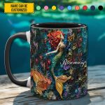 Ocean Mermaid - Personalized Accent Mug
