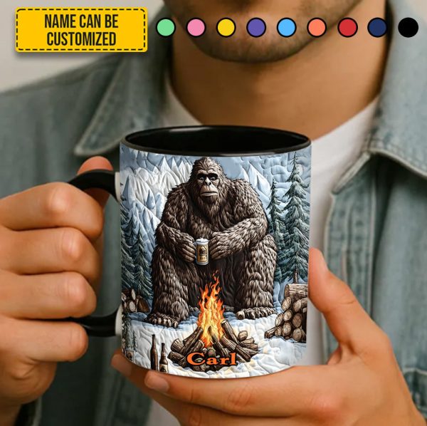 Beerfoot – Personalized Funny Bigfoot Accent Mug