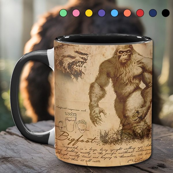 The Cryptid Chronicle – Bigfoot Accent Mug