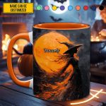 Personalized Witch In The Moonlight Accent Mug