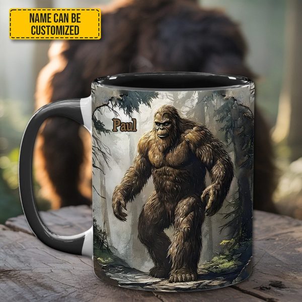Forest Legend – Personalized Funny Bigfoot Accent Mug