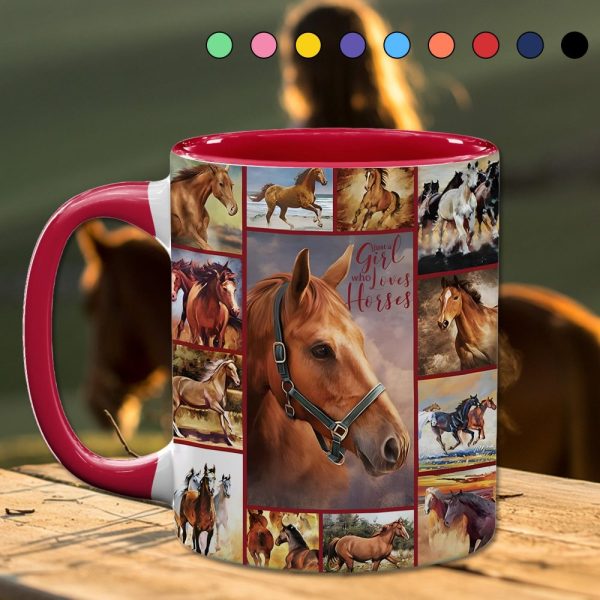 Love Horses - Horse Accent Mug