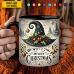 Beautiful Personalized Christmas Accent Mug
