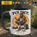 Chill & Don’T Care – Personalized Sasquatch Accent Mug