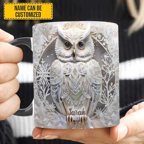 Love Owl - Personalized Accent Mug