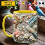 Couple Hummingbird - Personalized Accent Mug