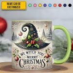 Beautiful Personalized Christmas Accent Mug
