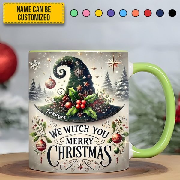 Beautiful Personalized Christmas Accent Mug