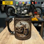 Biker Accent Mug - Personalized Biker Accent Mug