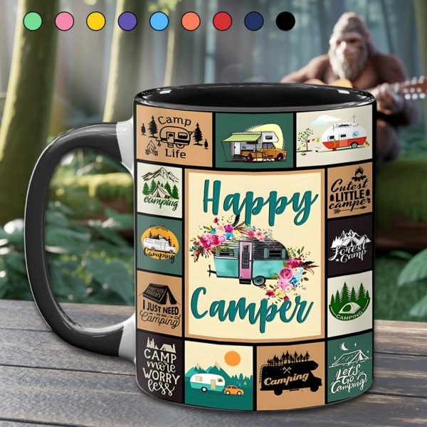 Happy Camper - The Camping Vintage Collection Accent Mug
