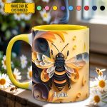 Love Bee - Personalized Bee Accent Mug