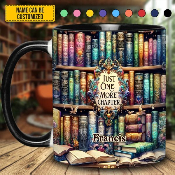 Just One More Chapter - Personalized Book Accent Mug