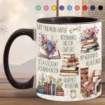 Just A Girl Who Loves Books Accent Mug