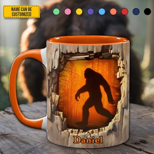 Bigfoot Legend - Personalized Bigfoot Accent Mug