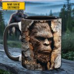 The Hider – Personalized Bigfoot Accent Mug