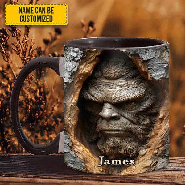 The Lurker – Personalized Bigfoot Accent Mug