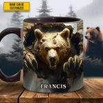 Wall Breaker – Personalized Bear Accent Mug