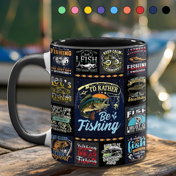 Fishing Collection Accent Mug