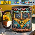 Hippie Van  - Personalized Hippie Accent Mug