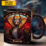 Fantasy Dragon Personalized Accent Mug