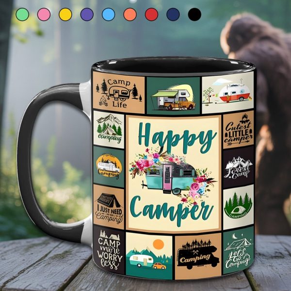 Happy Camper - The Camping Vintage Collection Accent Mug