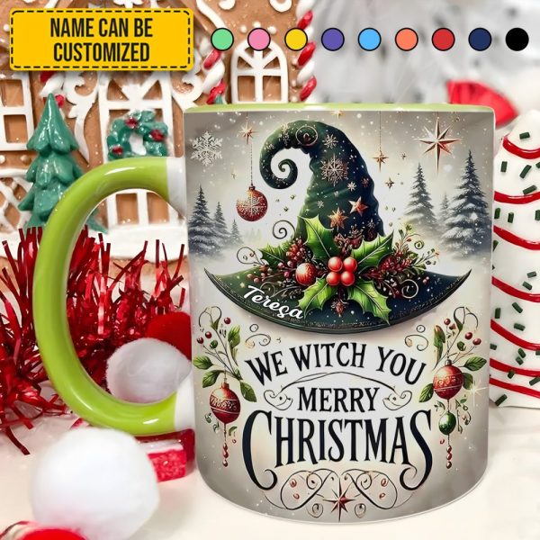 Beautiful Personalized Christmas Accent Mug