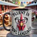Fluent In Fowl Language - Chicken Accent Mug