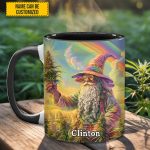 Personalized Whimsical Wizard Weed Accent  Mug