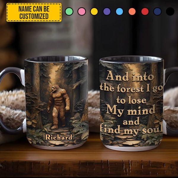Find My Soul – Personalized Bigfoot Accent Mug