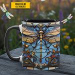 Love Dragonfly - Personalized Dragonfly Accent Mug