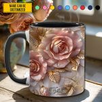 Beautiful Rose - Personalized Accent Mug